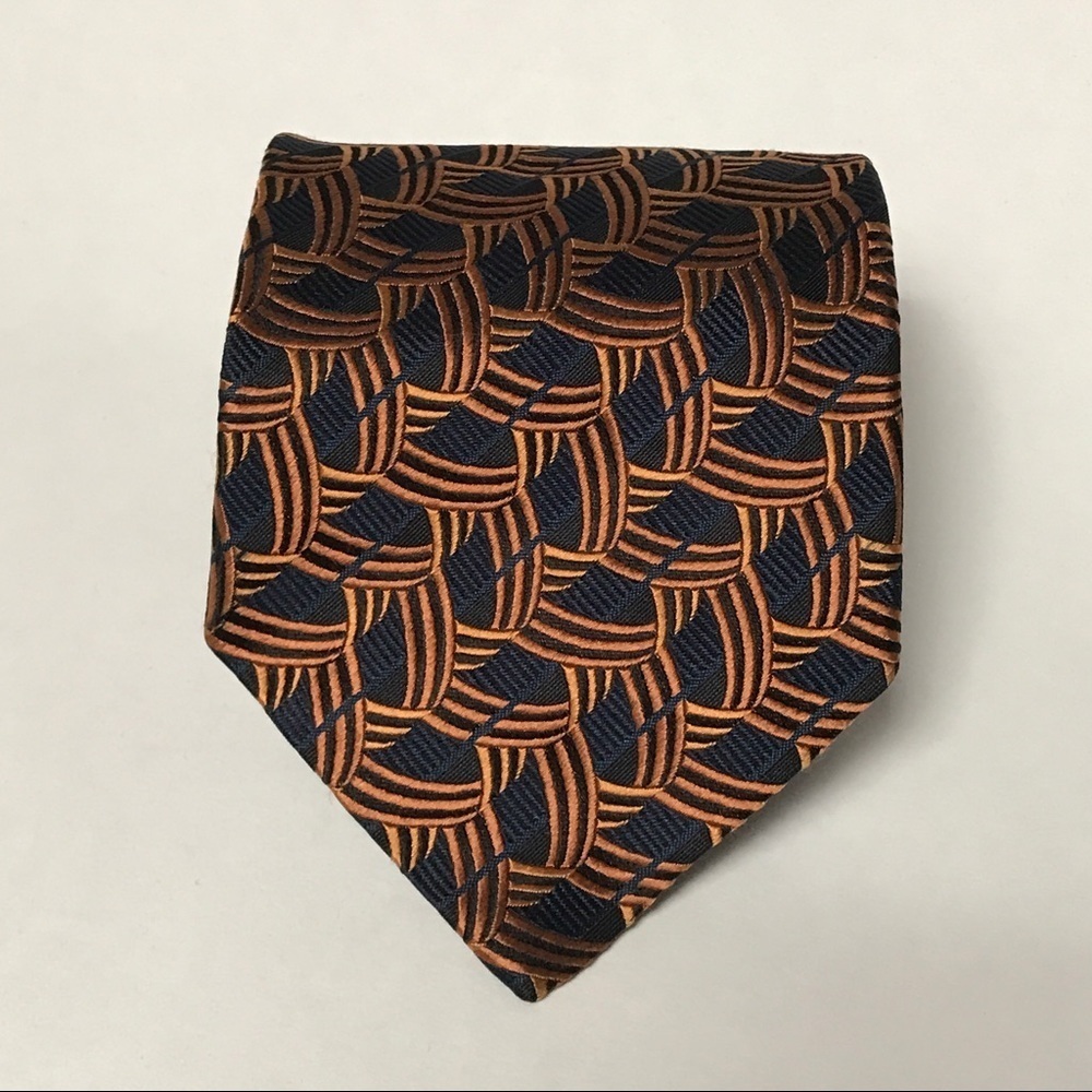 ERMENEGILDO ZEGNA Silk Printed Tie